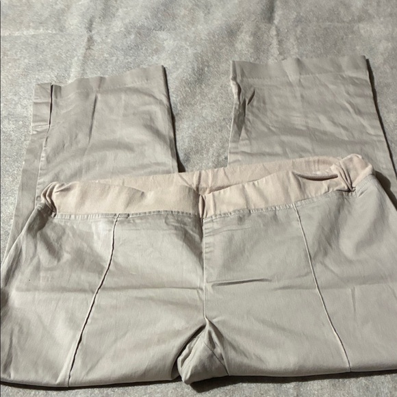 Motherhood Pants - Women Tan Pants. Maternity